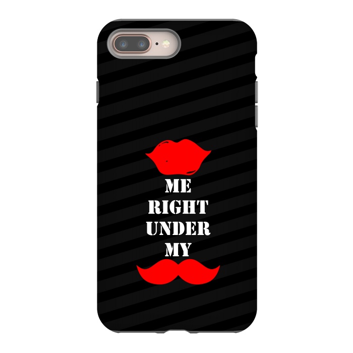 iPhone 7 plus StrongFit kiss me mustache by TMSarts