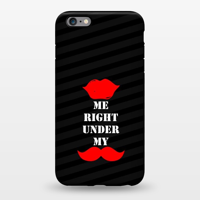 iPhone 6/6s plus StrongFit kiss me mustache by TMSarts