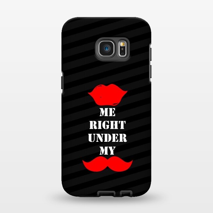 Galaxy S7 EDGE StrongFit kiss me mustache by TMSarts
