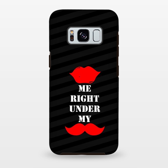 Galaxy S8 plus StrongFit kiss me mustache by TMSarts