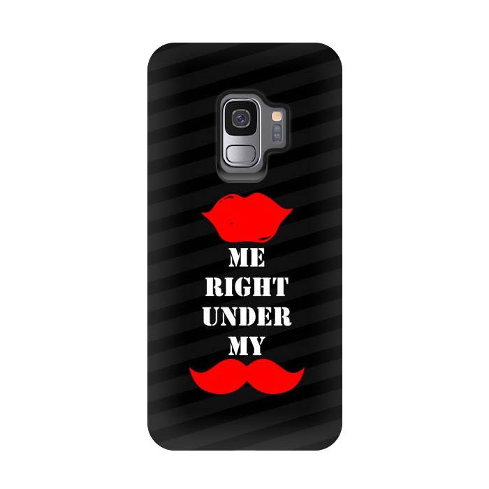 Galaxy S9 StrongFit kiss me mustache by TMSarts