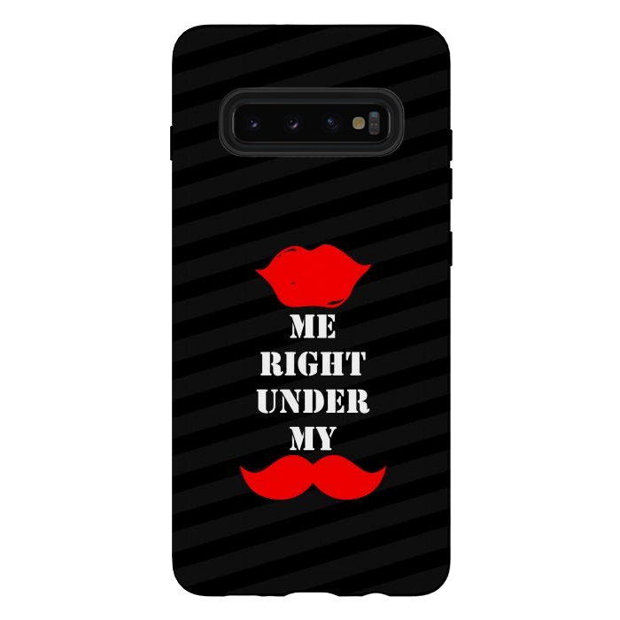 Galaxy S10 plus StrongFit kiss me mustache by TMSarts