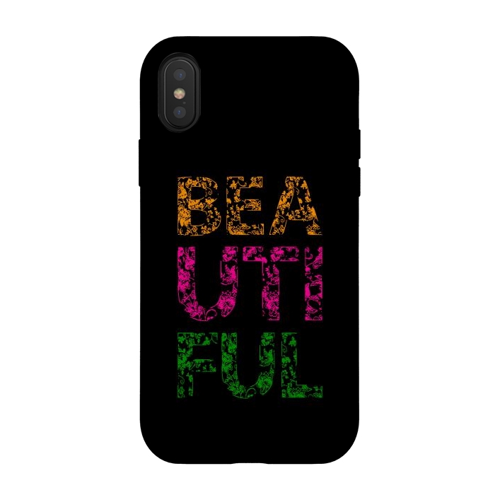 iPhone Xs / X StrongFit beautiful by TMSarts