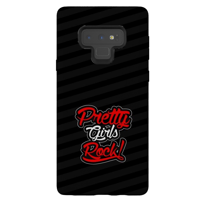 Galaxy Note 9 StrongFit pretty girls rock by TMSarts