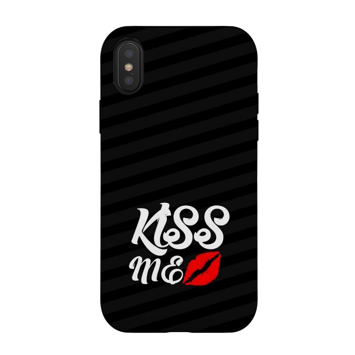 iPhone Xs / X StrongFit kiss me by TMSarts
