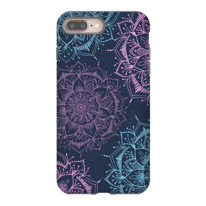 iPhone 7 plus StrongFit bliss mandala pattern by Rose Halsey