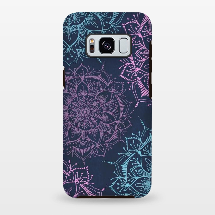 Galaxy S8 plus StrongFit bliss mandala pattern by Rose Halsey