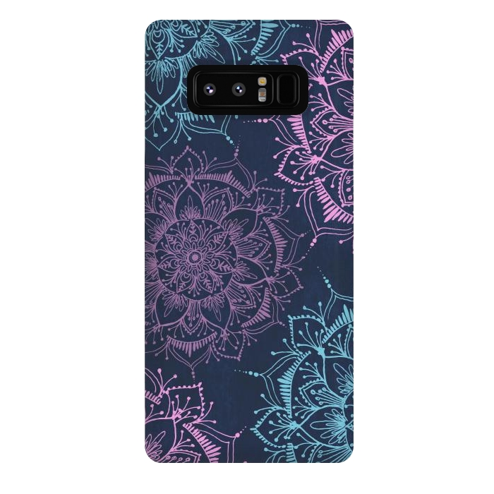 Galaxy Note 8 StrongFit bliss mandala pattern by Rose Halsey