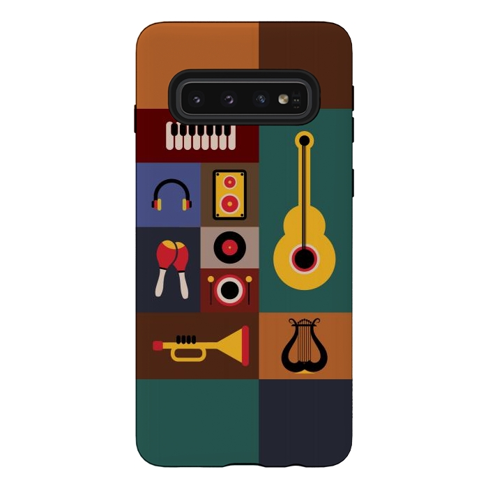 Galaxy S10 StrongFit musical instruments by TMSarts