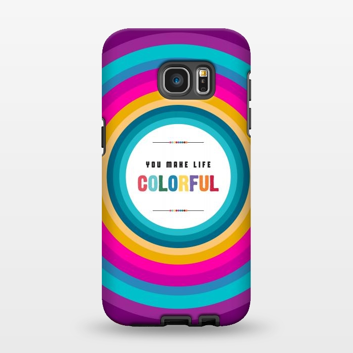 Galaxy S7 EDGE StrongFit life is colorful by TMSarts