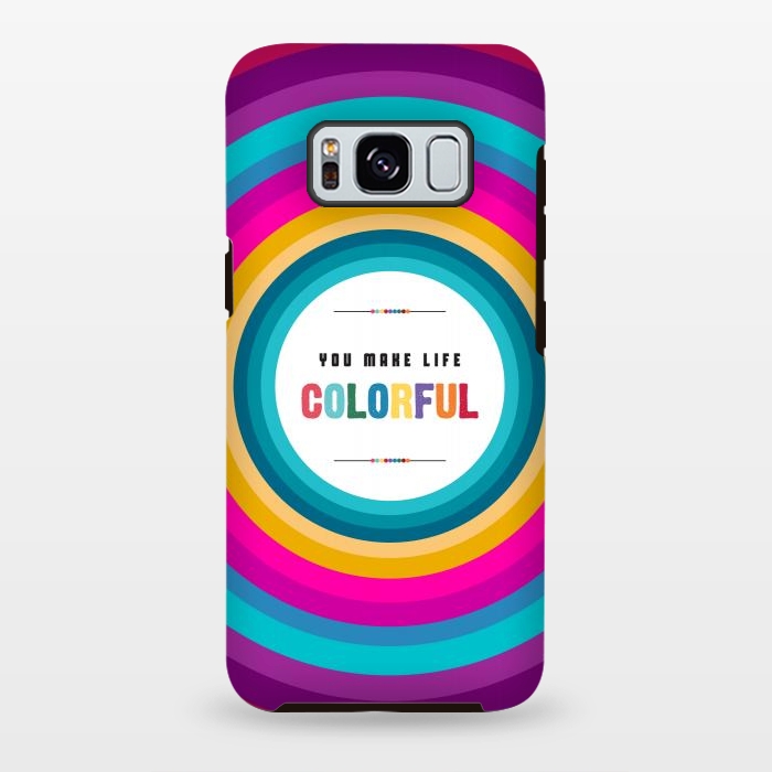 Galaxy S8 plus StrongFit life is colorful by TMSarts