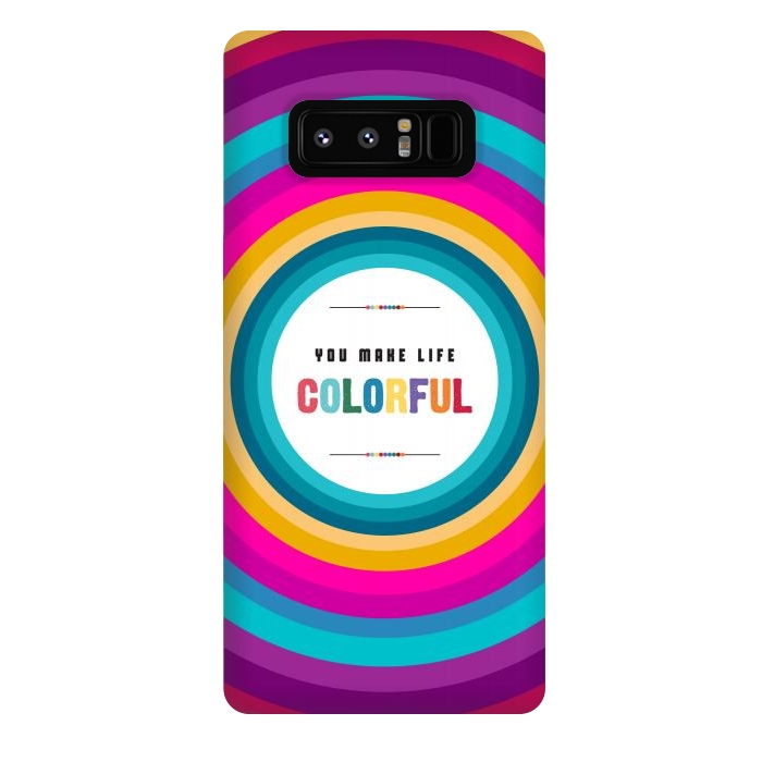 Galaxy Note 8 StrongFit life is colorful by TMSarts