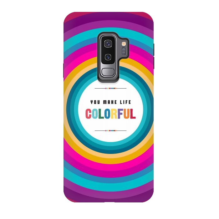 Galaxy S9 plus StrongFit life is colorful by TMSarts