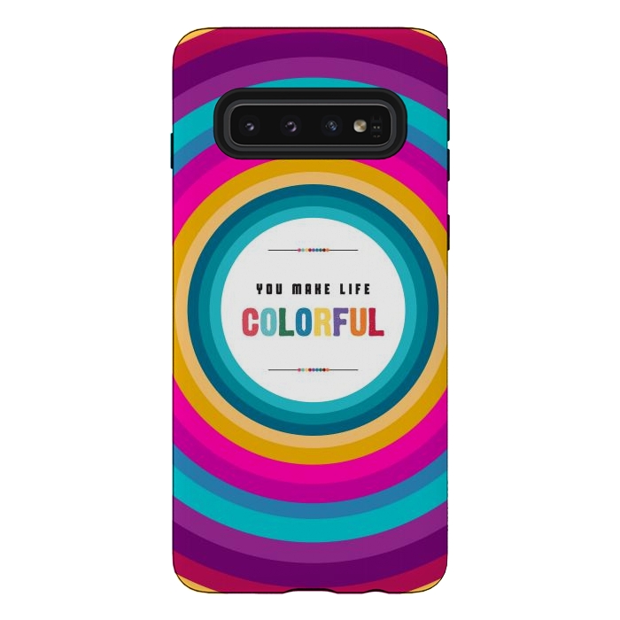 Galaxy S10 StrongFit life is colorful by TMSarts