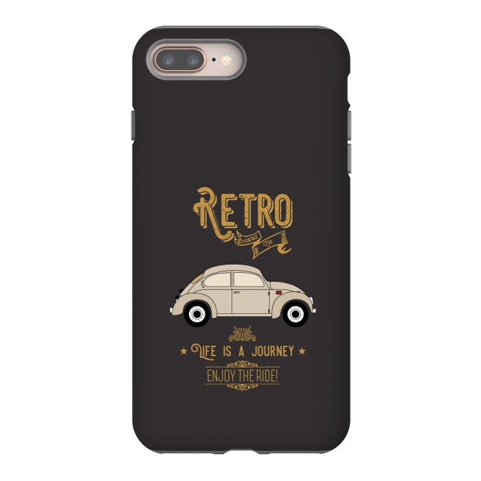 iPhone 7 plus StrongFit retro vintage car by TMSarts