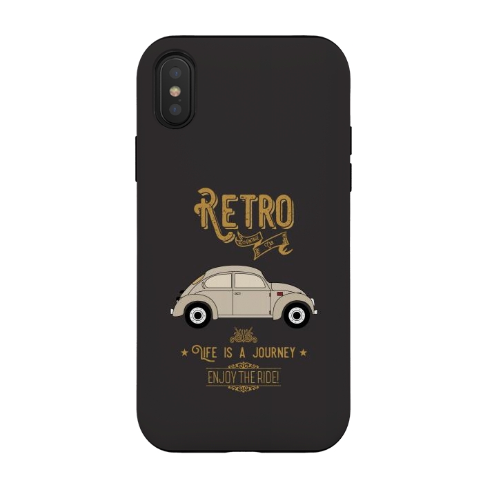 iPhone Xs / X StrongFit retro vintage car by TMSarts