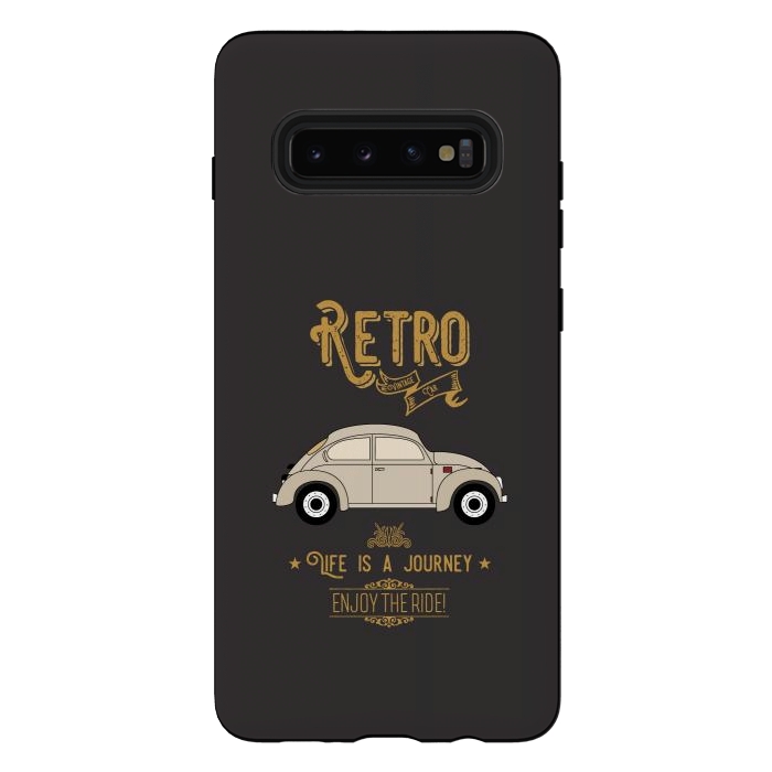 Galaxy S10 plus StrongFit retro vintage car by TMSarts