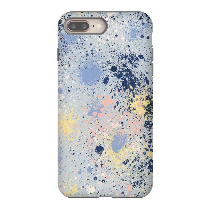 iPhone 7 plus StrongFit Ink Dust Blue by Ninola Design