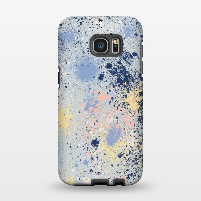 Galaxy S7 EDGE StrongFit Ink Dust Blue by Ninola Design