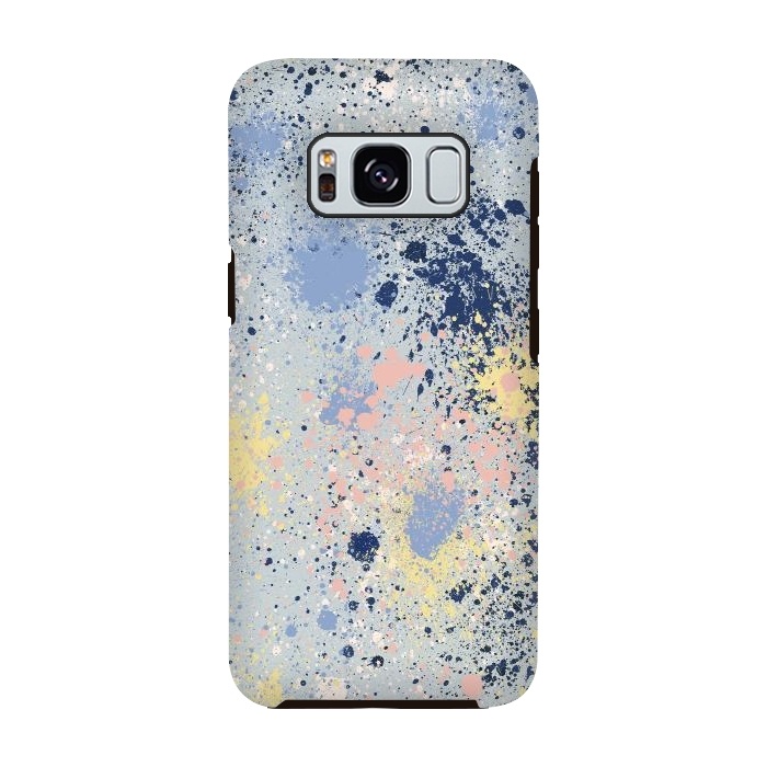 Galaxy S8 StrongFit Ink Dust Blue by Ninola Design