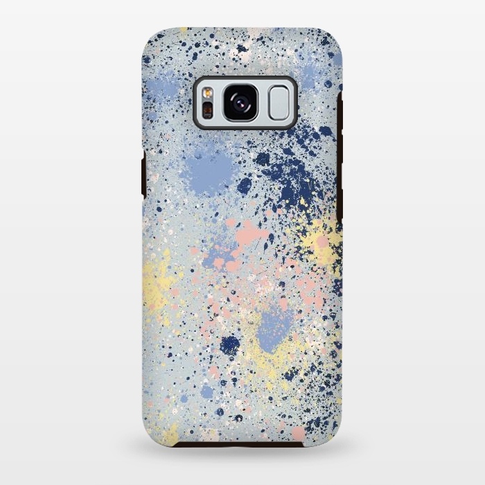 Galaxy S8 plus StrongFit Ink Dust Blue by Ninola Design