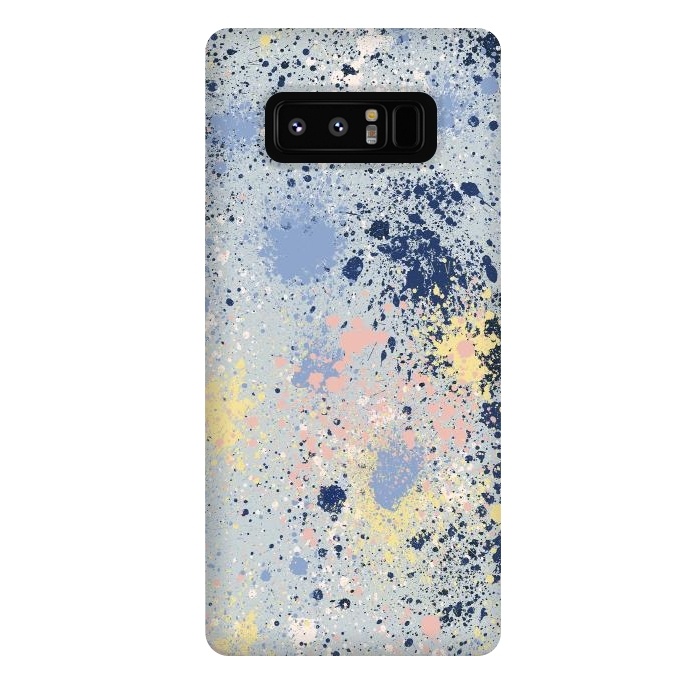 Galaxy Note 8 StrongFit Ink Dust Blue by Ninola Design