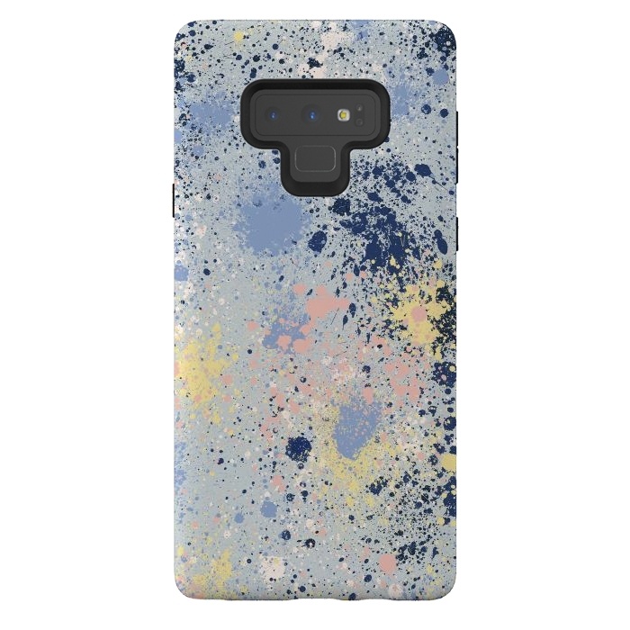 Galaxy Note 9 StrongFit Ink Dust Blue by Ninola Design