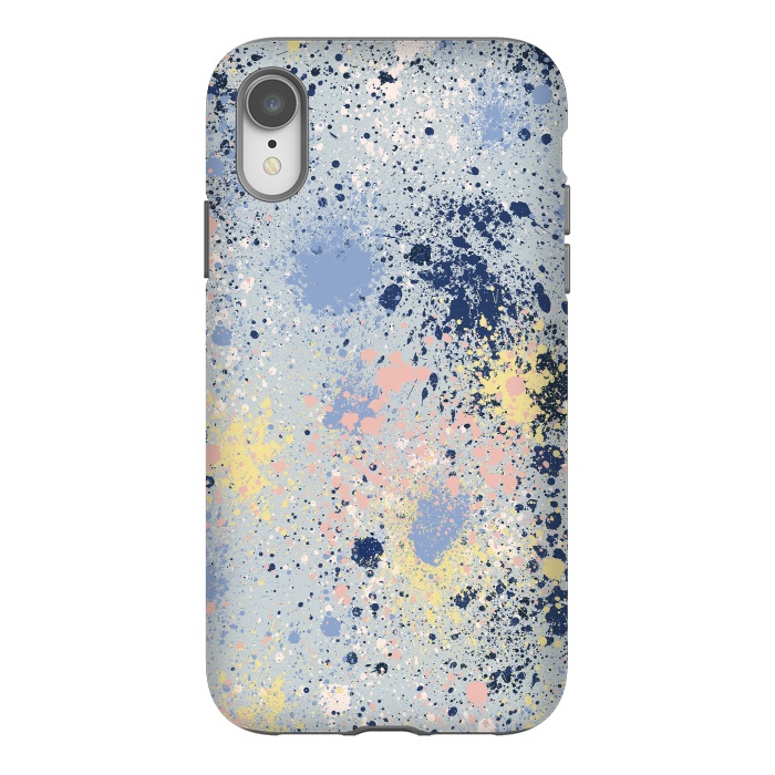 iPhone Xr StrongFit Ink Dust Blue by Ninola Design