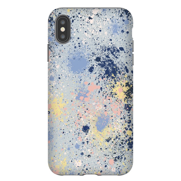 iPhone Xs Max StrongFit Ink Dust Blue by Ninola Design