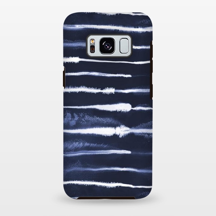 Galaxy S8 plus StrongFit Electric Ink Navy by Ninola Design