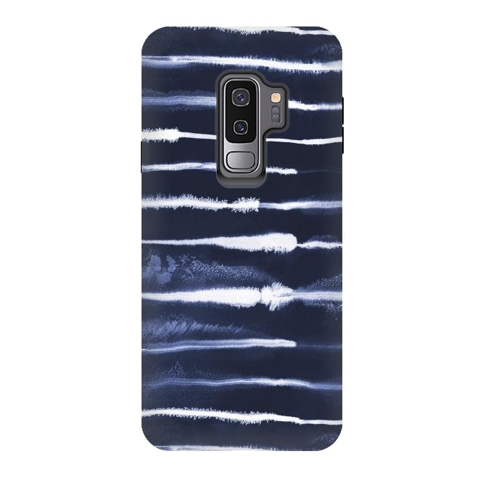 Galaxy S9 plus StrongFit Electric Ink Navy by Ninola Design