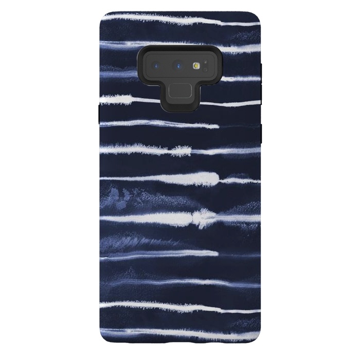 Galaxy Note 9 StrongFit Electric Ink Navy by Ninola Design