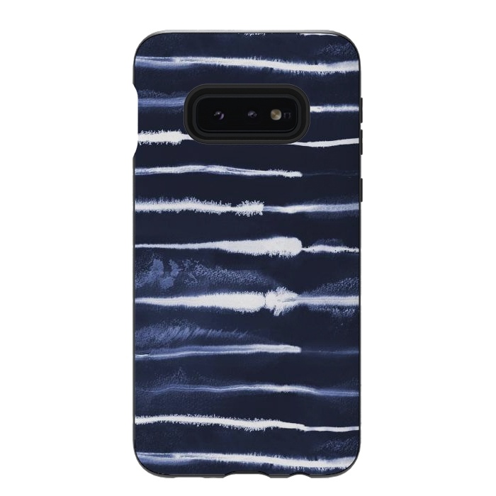 Galaxy S10e StrongFit Electric Ink Navy by Ninola Design