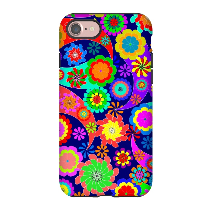 iPhone 7 StrongFit Psychodelic Spring by ArtsCase