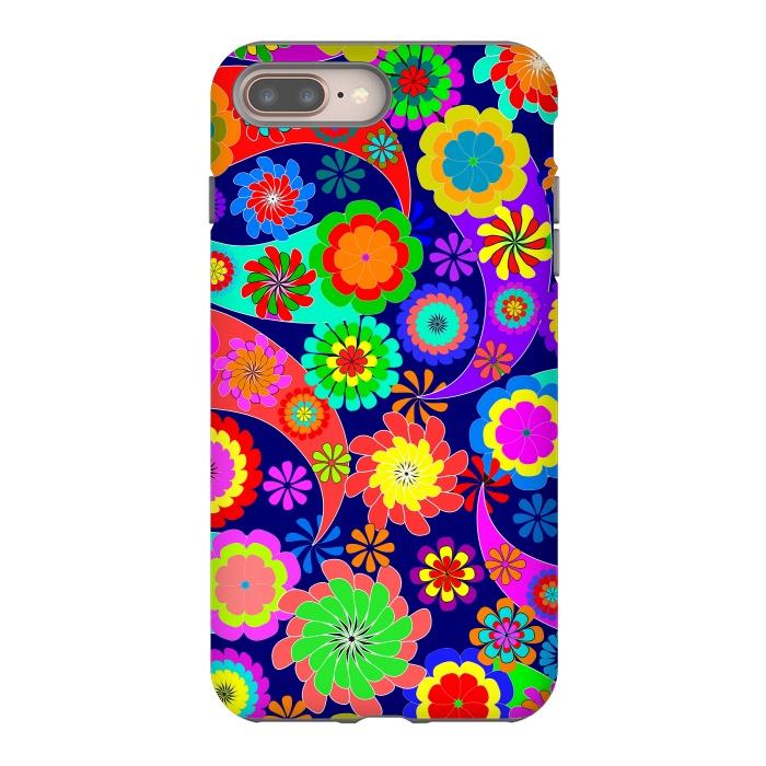 iPhone 7 plus StrongFit Psychodelic Spring by ArtsCase