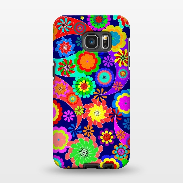 Galaxy S7 EDGE StrongFit Psychodelic Spring by ArtsCase