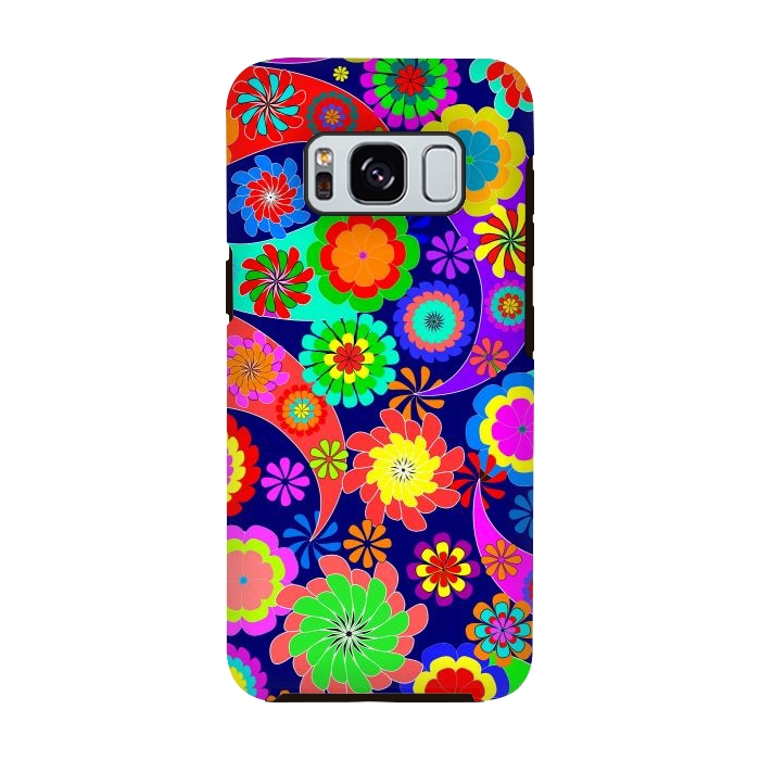 Galaxy S8 StrongFit Psychodelic Spring by ArtsCase