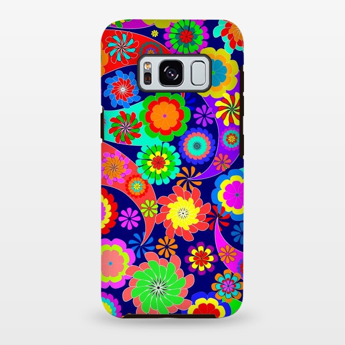 Galaxy S8 plus StrongFit Psychodelic Spring by ArtsCase