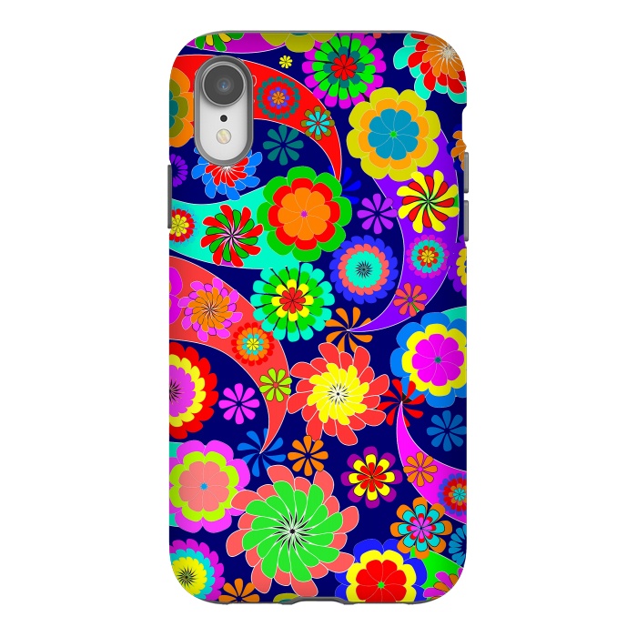 iPhone Xr StrongFit Psychodelic Spring by ArtsCase