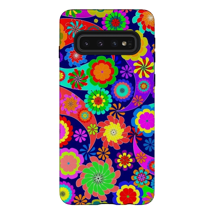 Galaxy S10 StrongFit Psychodelic Spring by ArtsCase