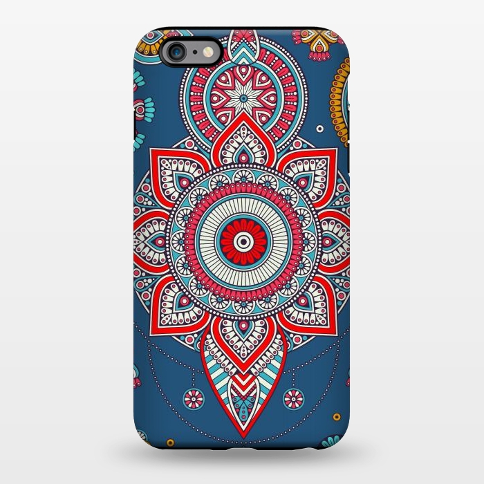 iPhone 6/6s plus StrongFit Blue Mandala Of The Indians  by ArtsCase