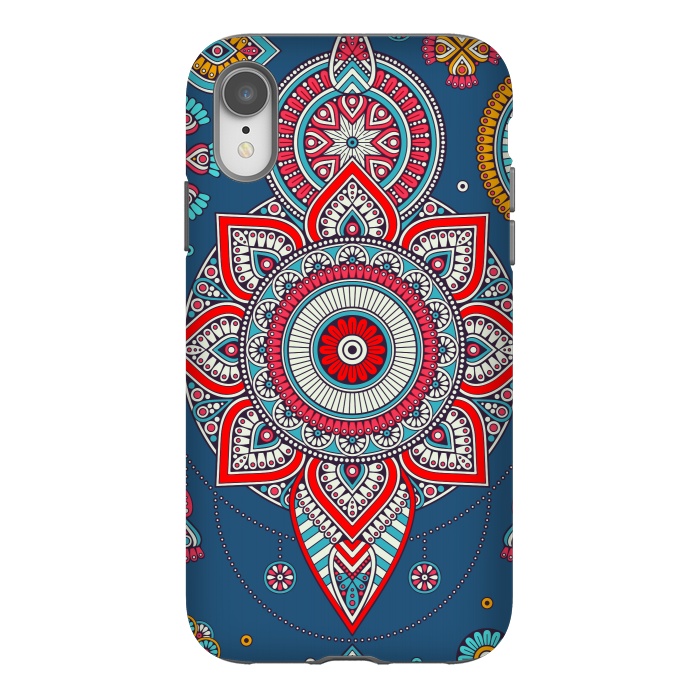 iPhone Xr StrongFit Blue Mandala Of The Indians  by ArtsCase
