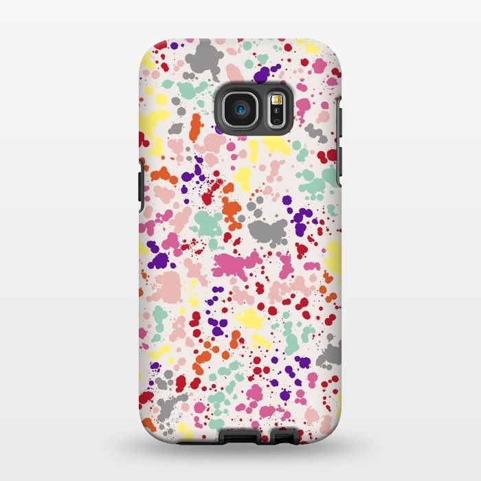 Galaxy S7 EDGE StrongFit Color Splatter Drops by Ninola Design