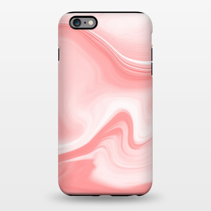 iPhone 6/6s plus StrongFit pink marble print by MALLIKA