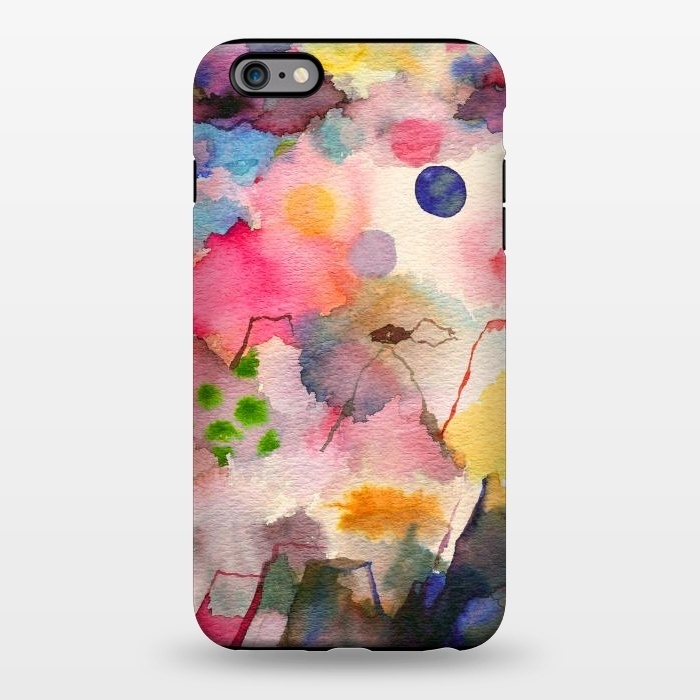 iPhone 6/6s plus StrongFit Watercolor Dreamscape Landscape by Ninola Design