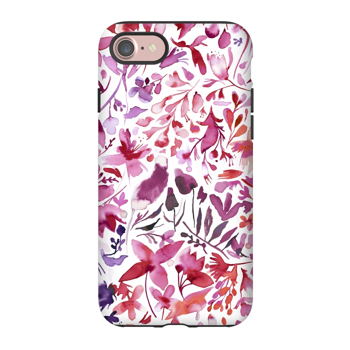 iPhone 7 StrongFit Flower Plants Coral Ivy by Ninola Design