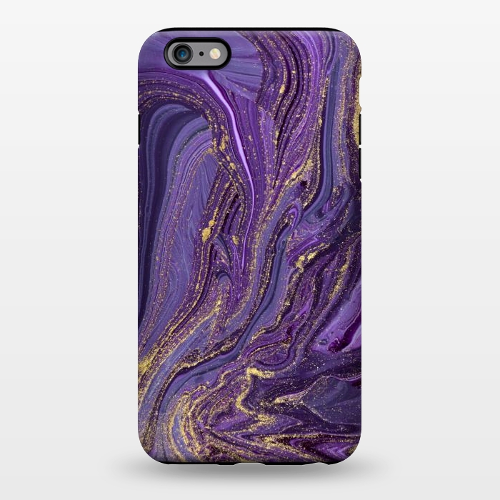 iPhone 6/6s plus StrongFit Purple and Gold Marble by ArtsCase