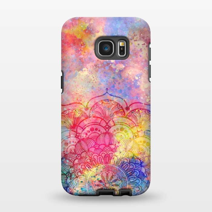 Galaxy S7 EDGE StrongFit Mandala 009 by ArtsCase