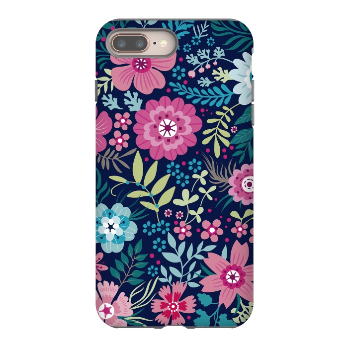 iPhone 7 plus StrongFit Romancing Floral Design by ArtsCase