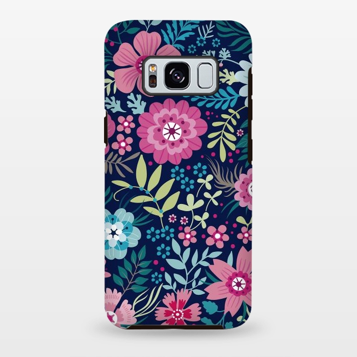 Galaxy S8 plus StrongFit Romancing Floral Design by ArtsCase